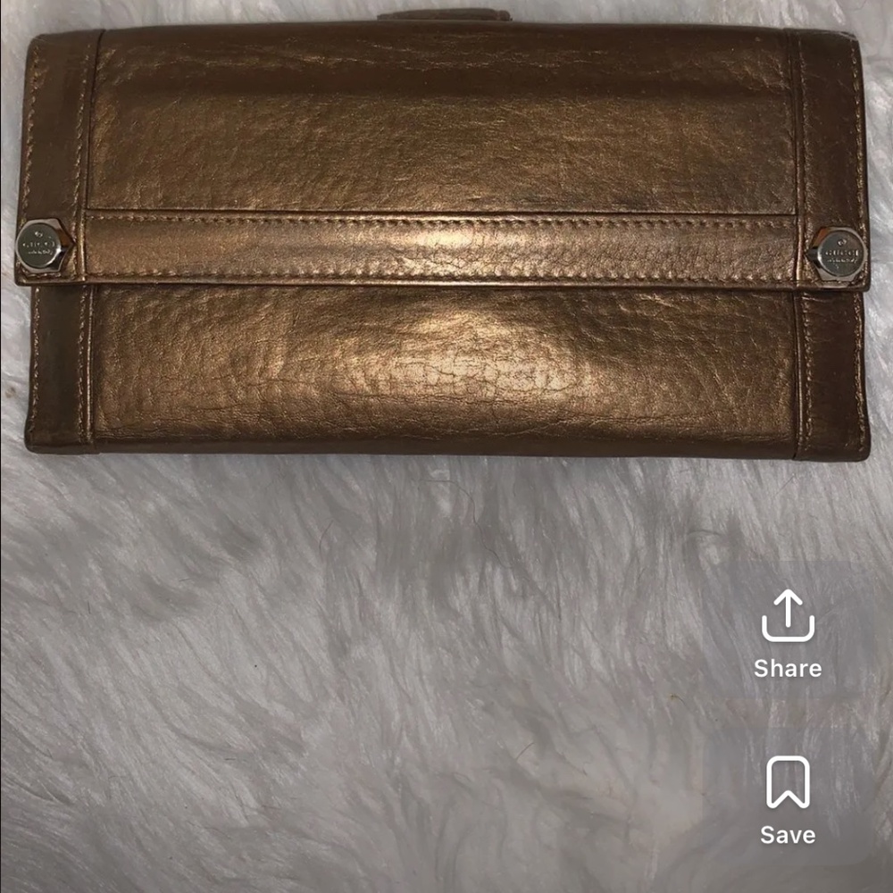 Vintage Gucci leather wallet